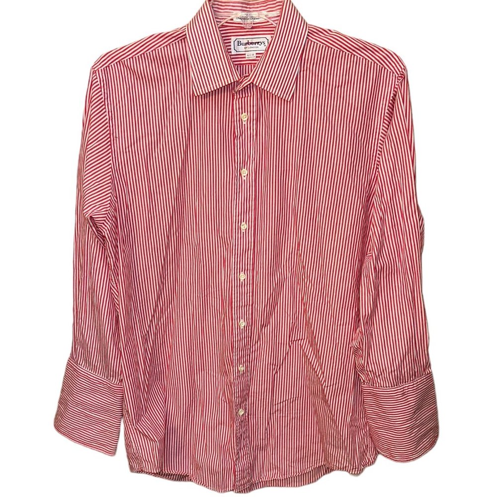 Vintage Men's Burberrys of London Button Down Long Sleeve Shirt SZ‎ 16 1/2-33